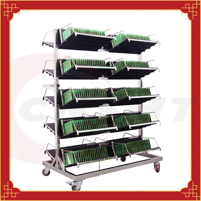 PCB Board Hanging Stainless Steel ESD PCB Storage Rack 12 Hanging ODM OEM