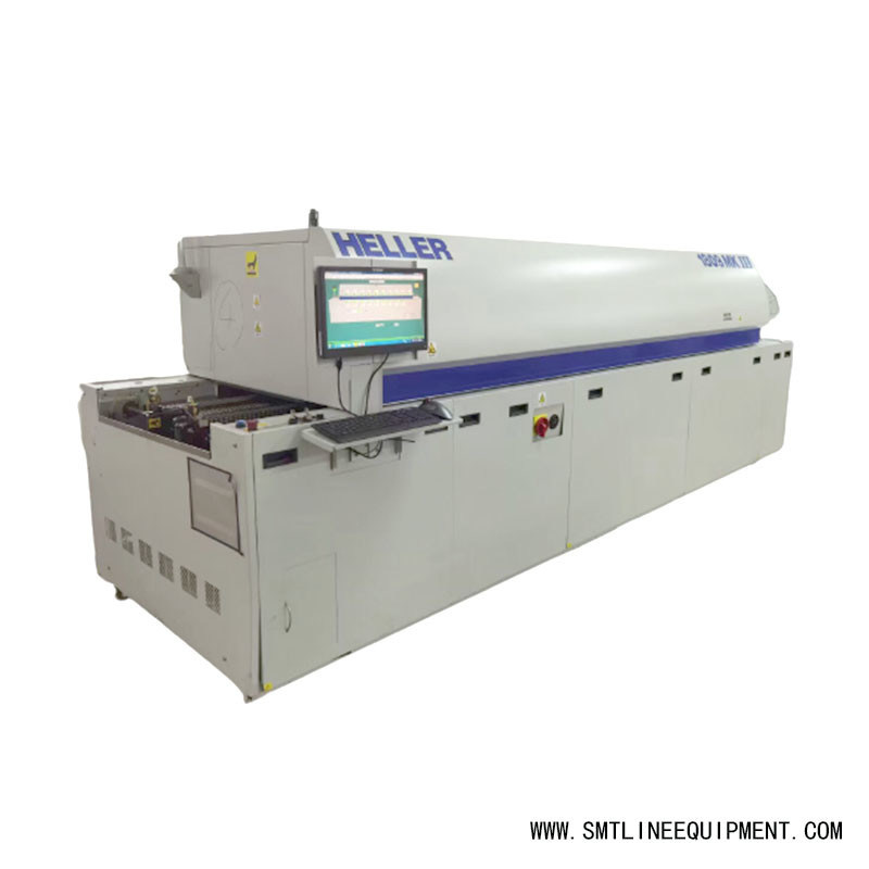 Heller 1809 MKIII SMT Reflow Oven With Adjustable Single Rail Edge Hold Conveyor