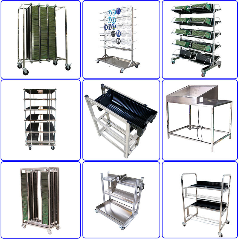 PCB Board Hanging Stainless Steel ESD PCB Storage Rack 12 Hanging ODM OEM